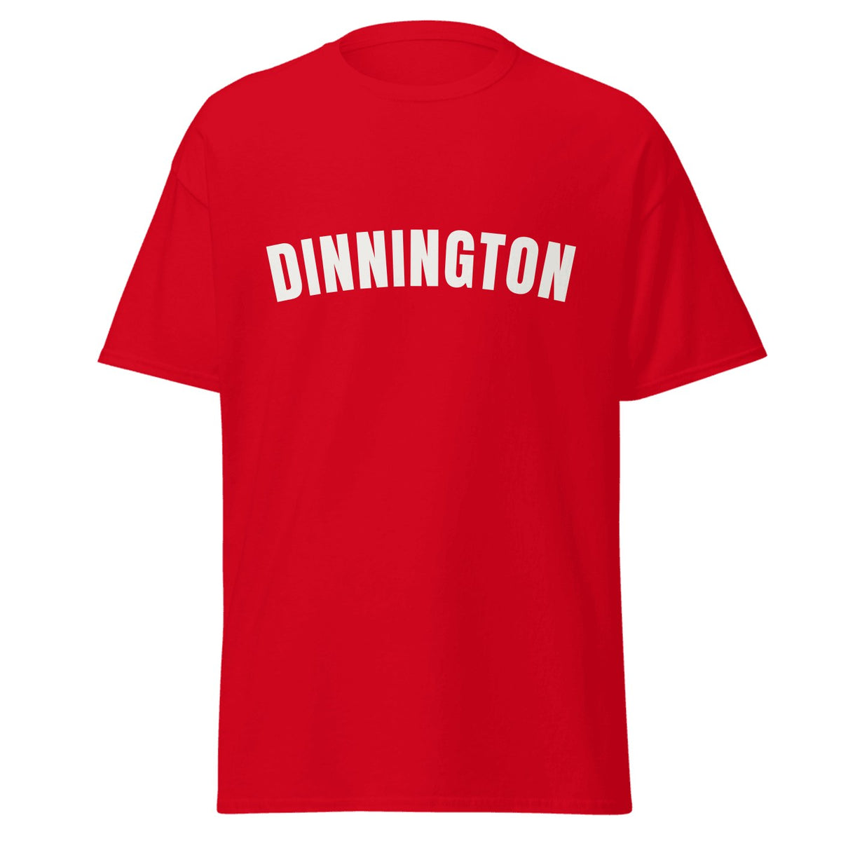 Dinnington Varsity T-Shirt in Red