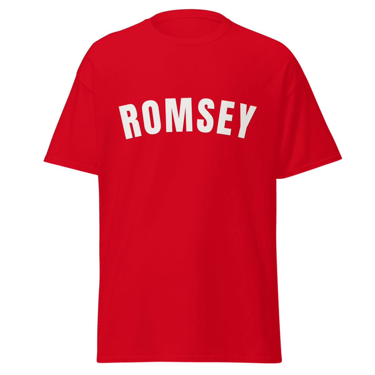 Romsey Varsity T-Shirt in Red