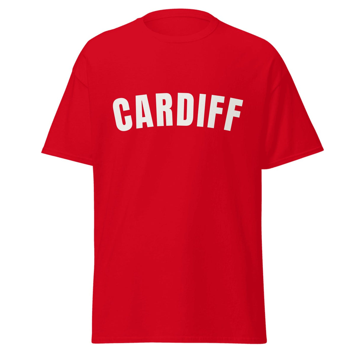 Cardiff Varsity T-Shirt in Red