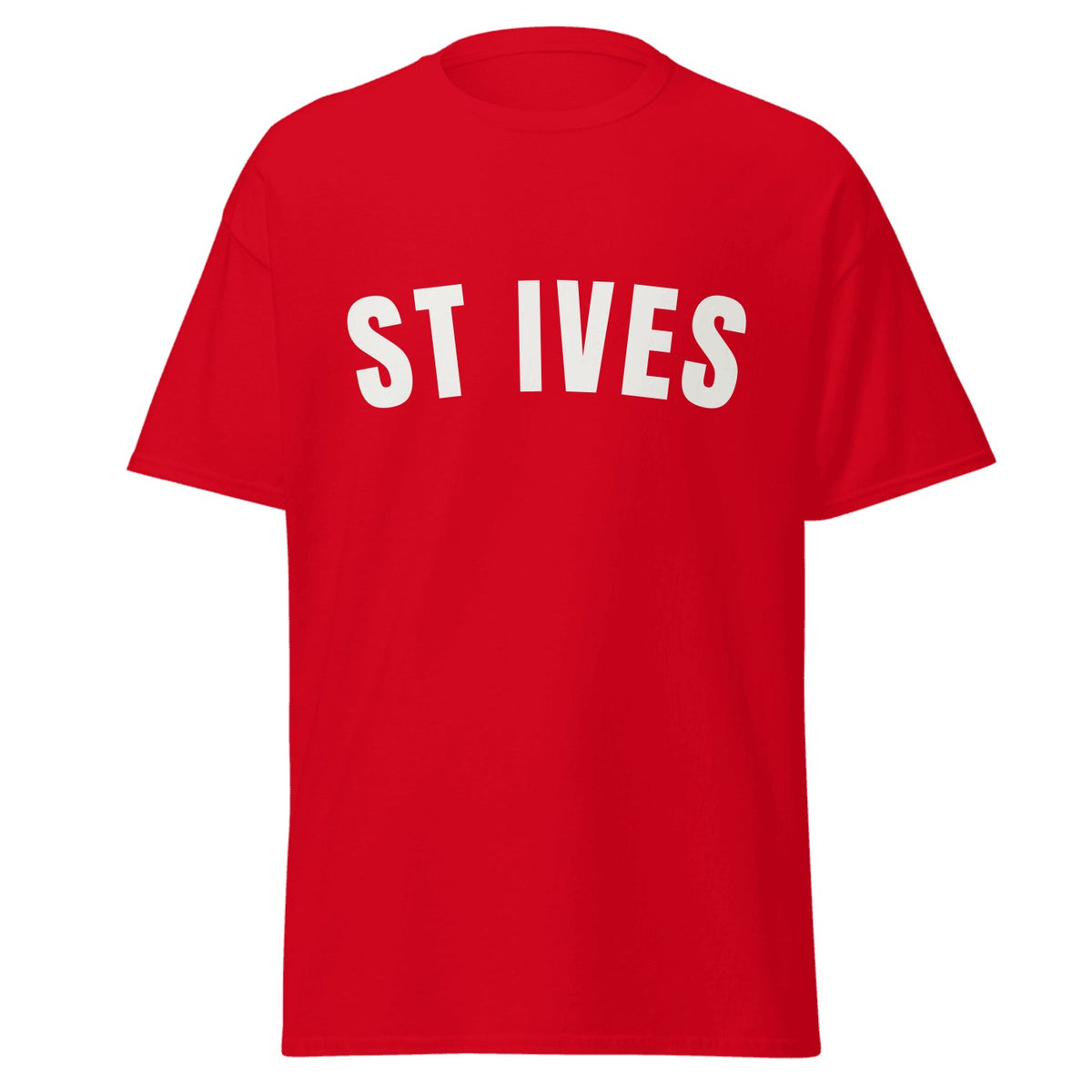 St Ives Varsity T-Shirt in Red