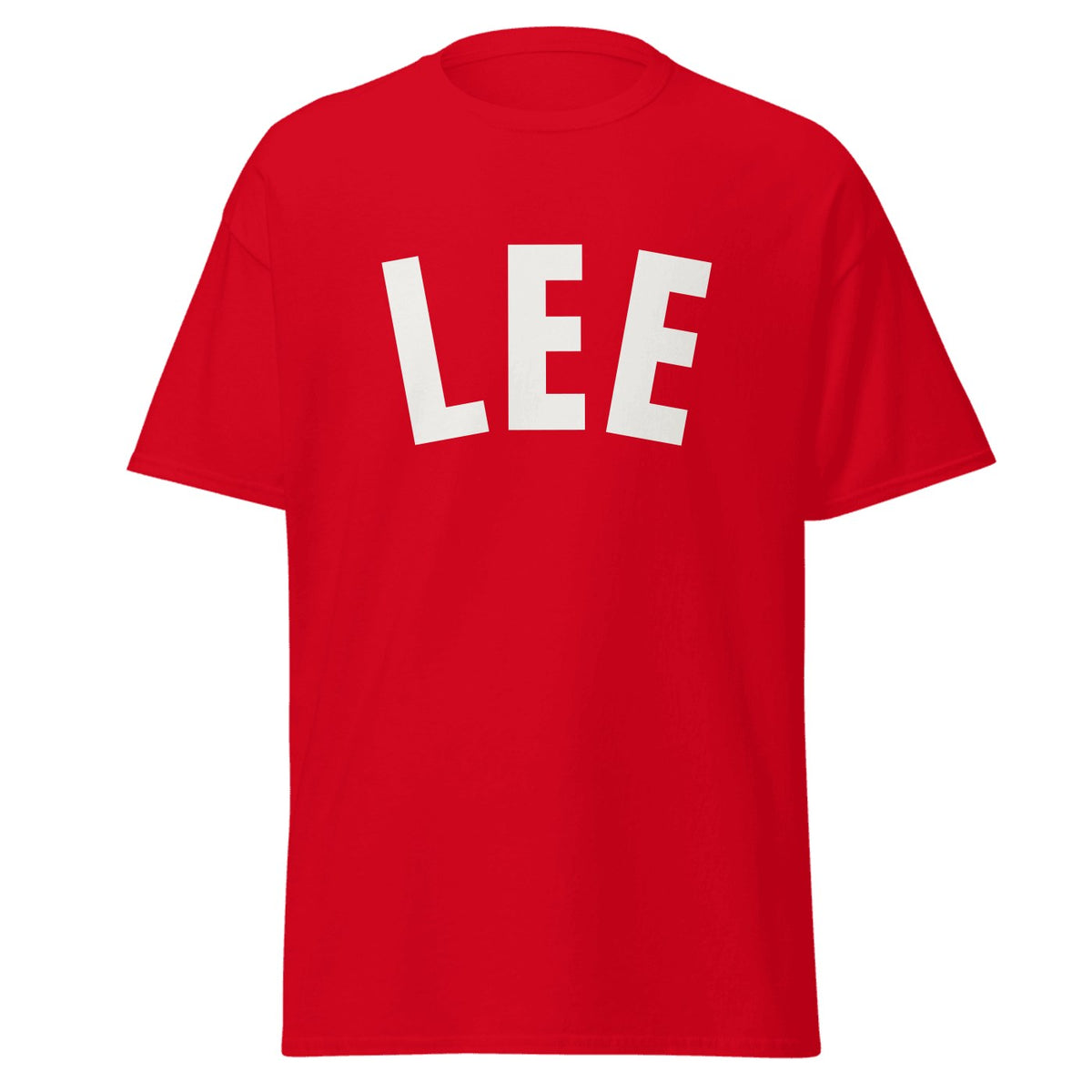 Lee Varsity T-Shirt in Red