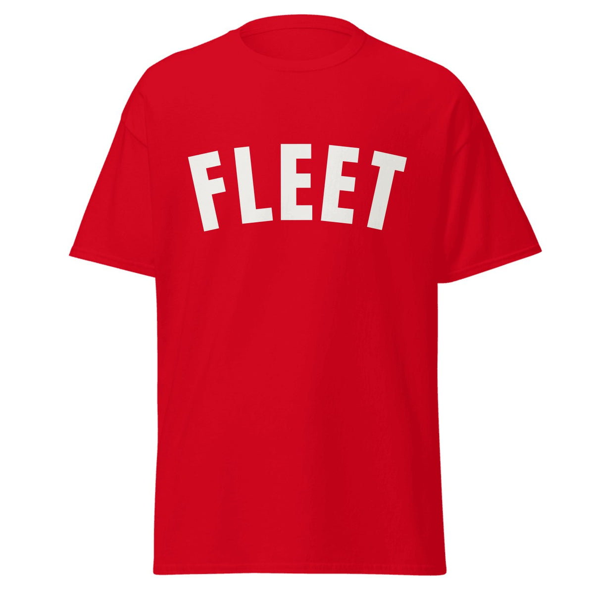Fleet Varsity T-Shirt in Red