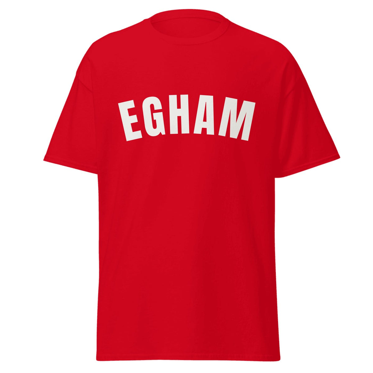 Egham Varsity T-Shirt in Red