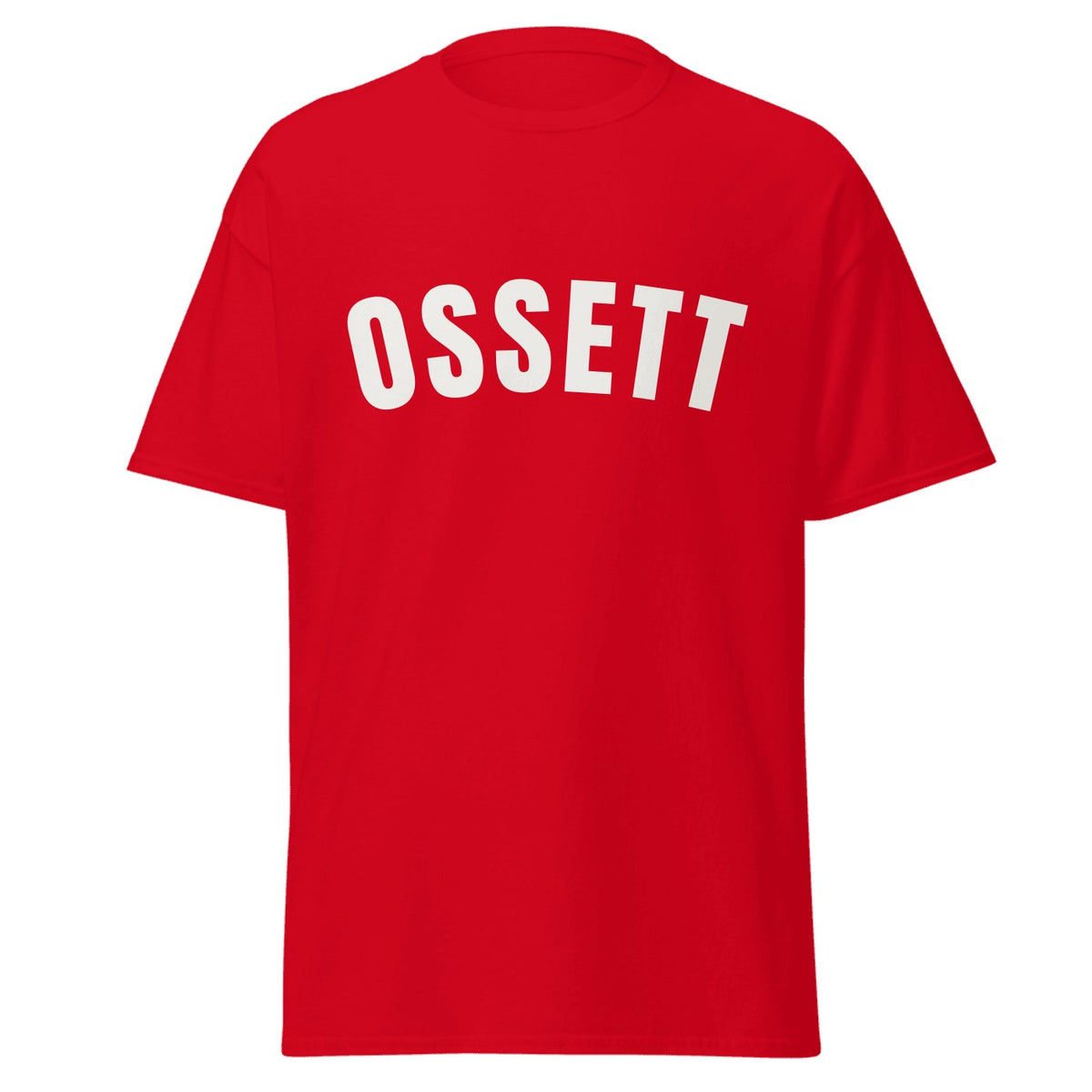 Ossett Varsity T-Shirt in Red