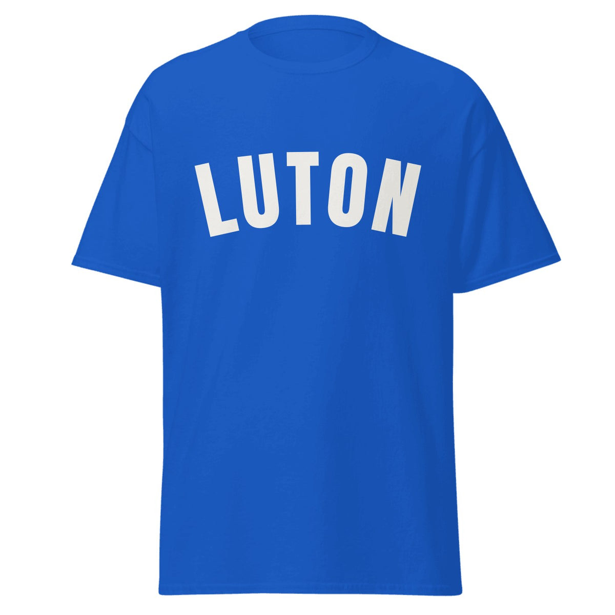 Luton Varsity T-Shirt in Royal Blue