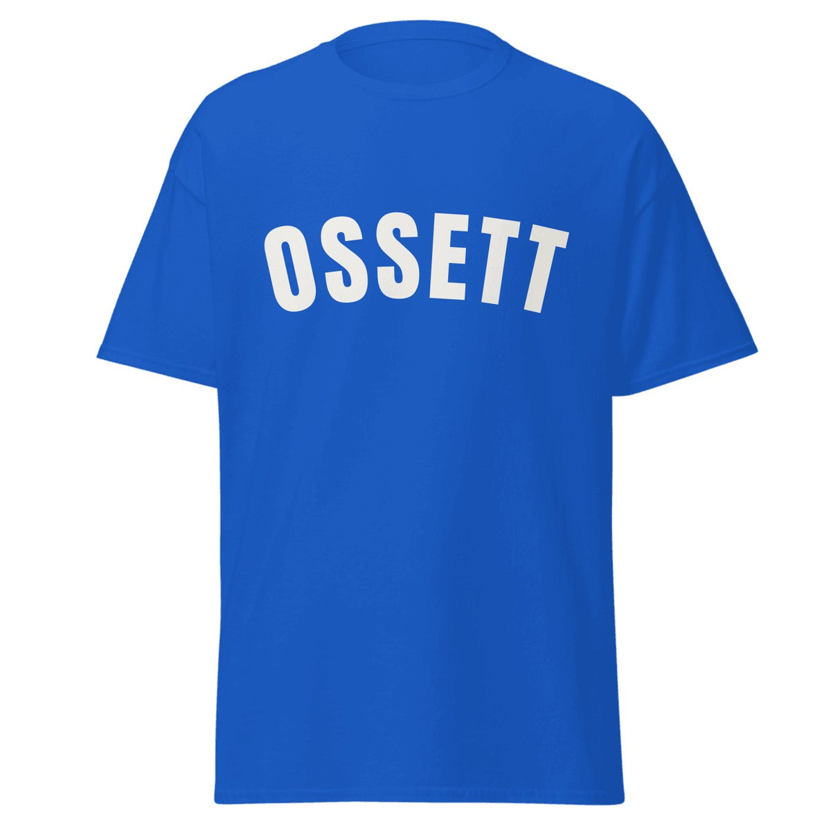 Ossett Varsity T-Shirt in Royal Blue