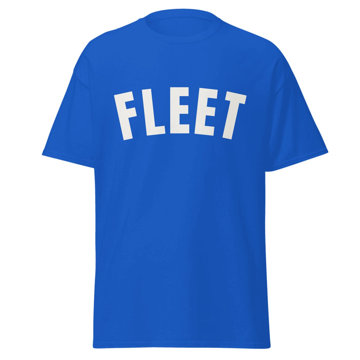 Fleet Varsity T-Shirt in Royal Blue