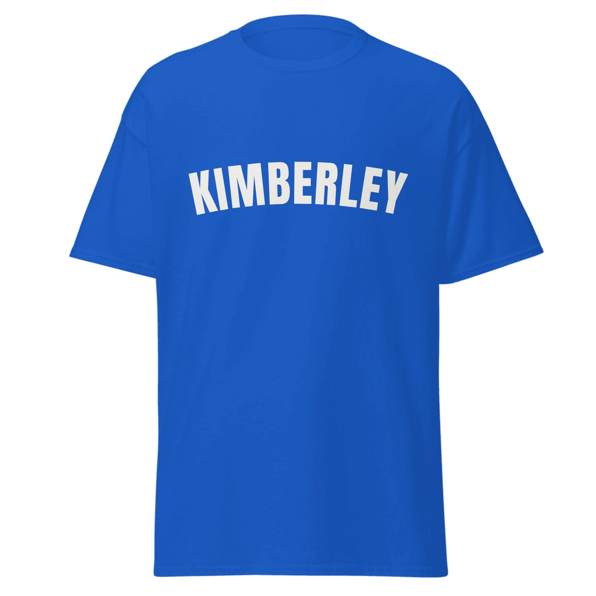 Kimberley Varsity T-Shirt in Royal Blue