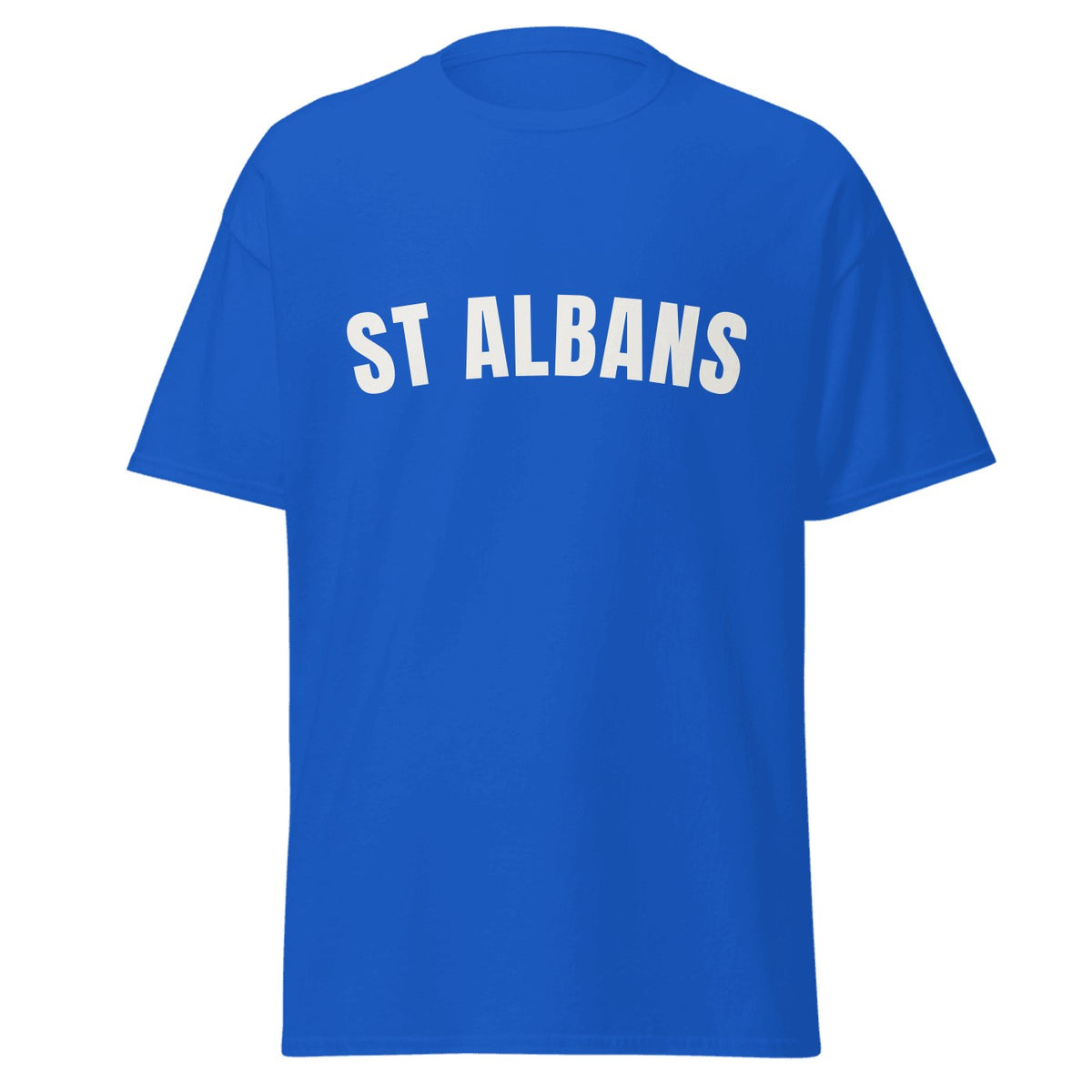 St Albans Varsity T-Shirt in Royal Blue