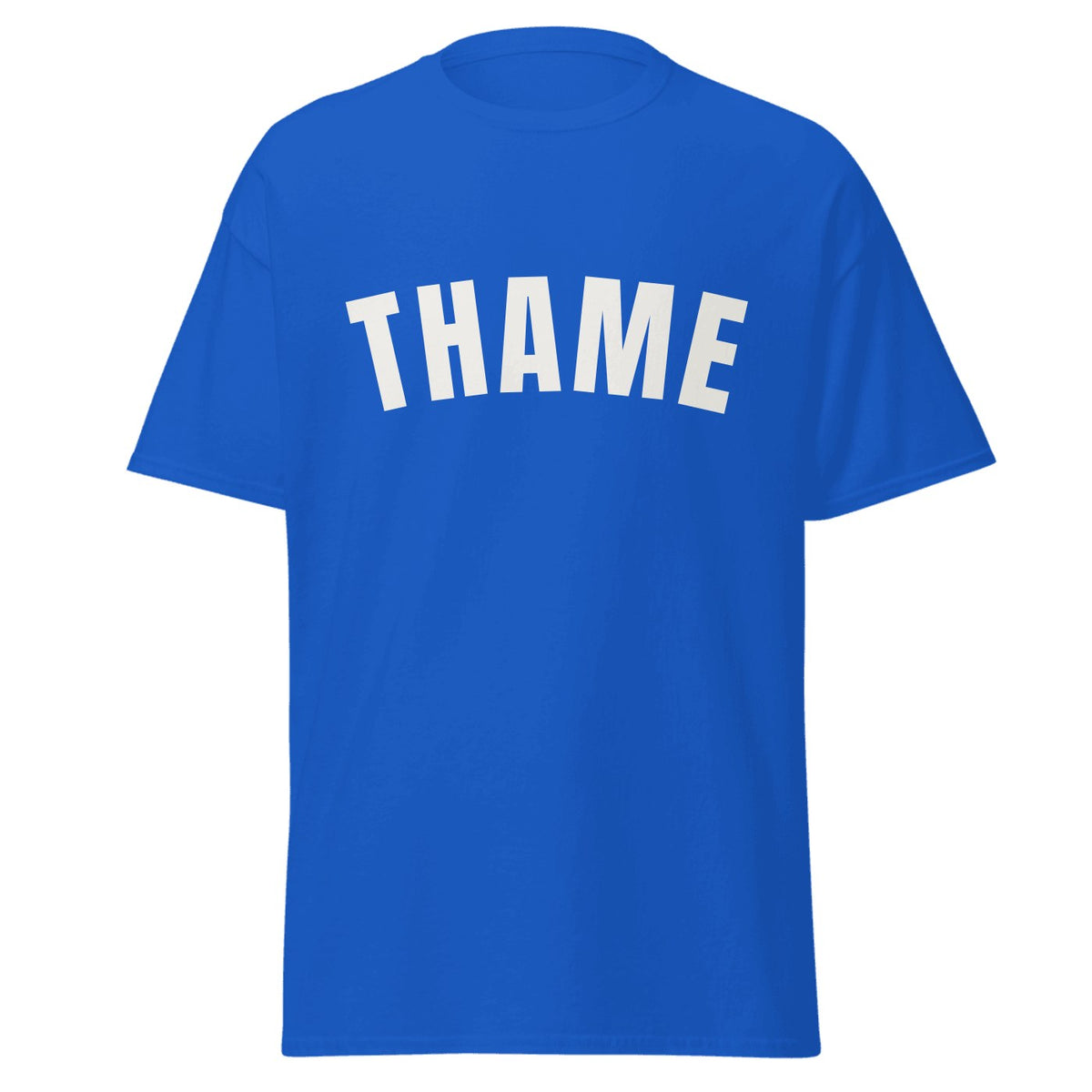 Thame Varsity T-Shirt in Royal Blue