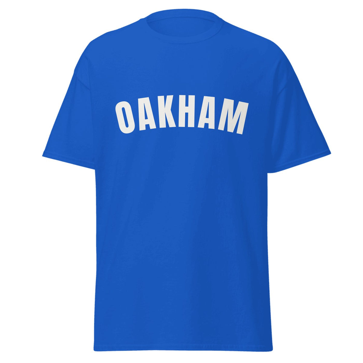 Oakham Varsity T-Shirt in Royal Blue