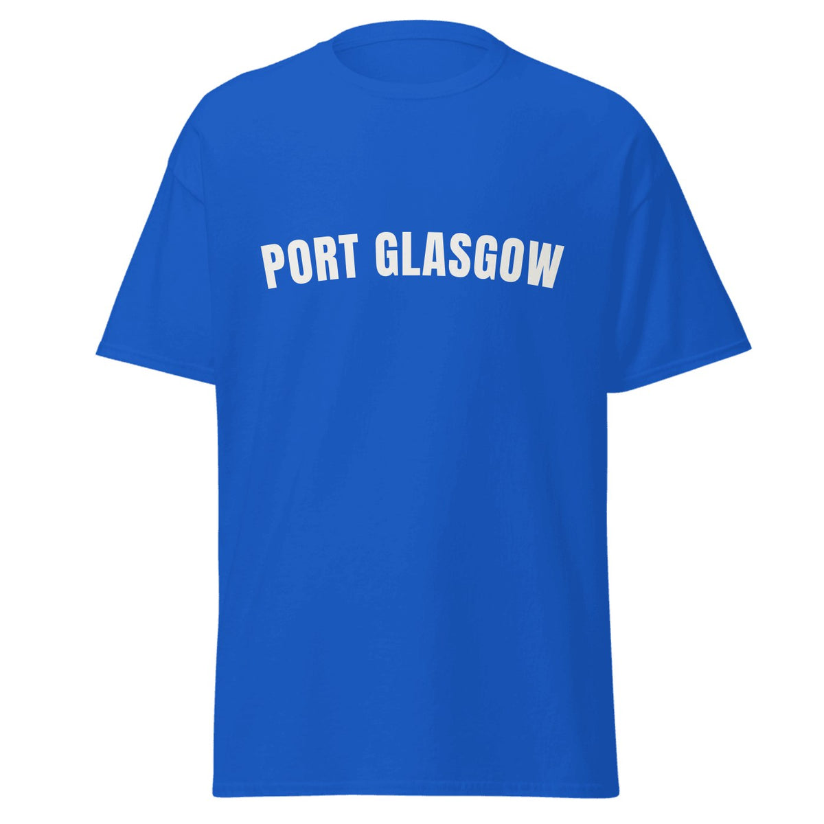 Port Glasgow Varsity T-Shirt in Royal Blue