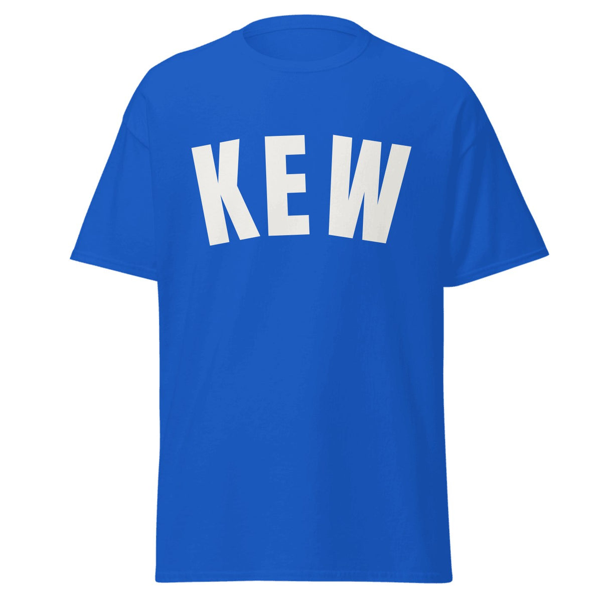 Kew Varsity T-Shirt in Royal Blue