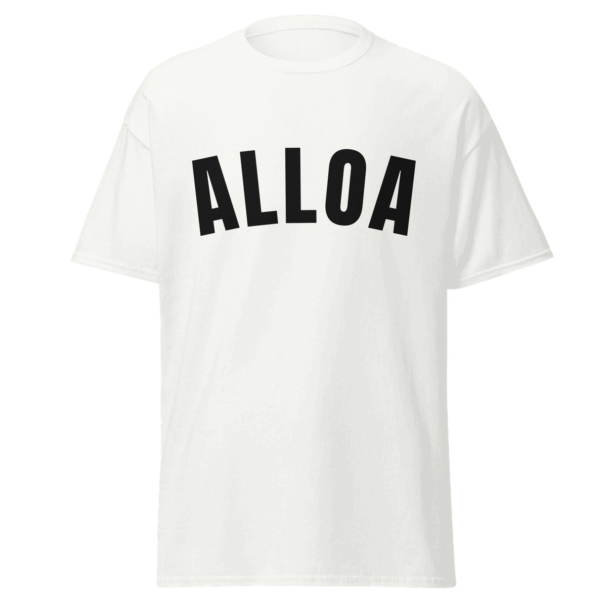 Alloa Varsity T-Shirt in White